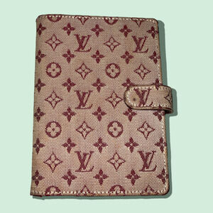 Louis Vuitton Bordeaux Monogram Small Ring Agenda PM